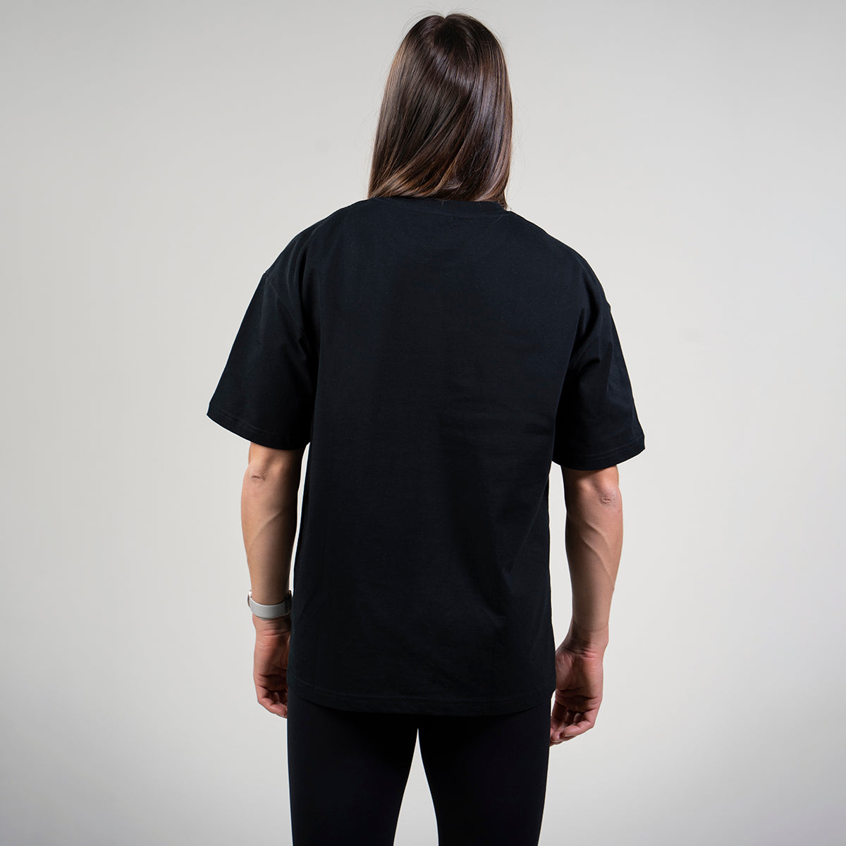 Oversized Unisex Heavy Tee (Black)
